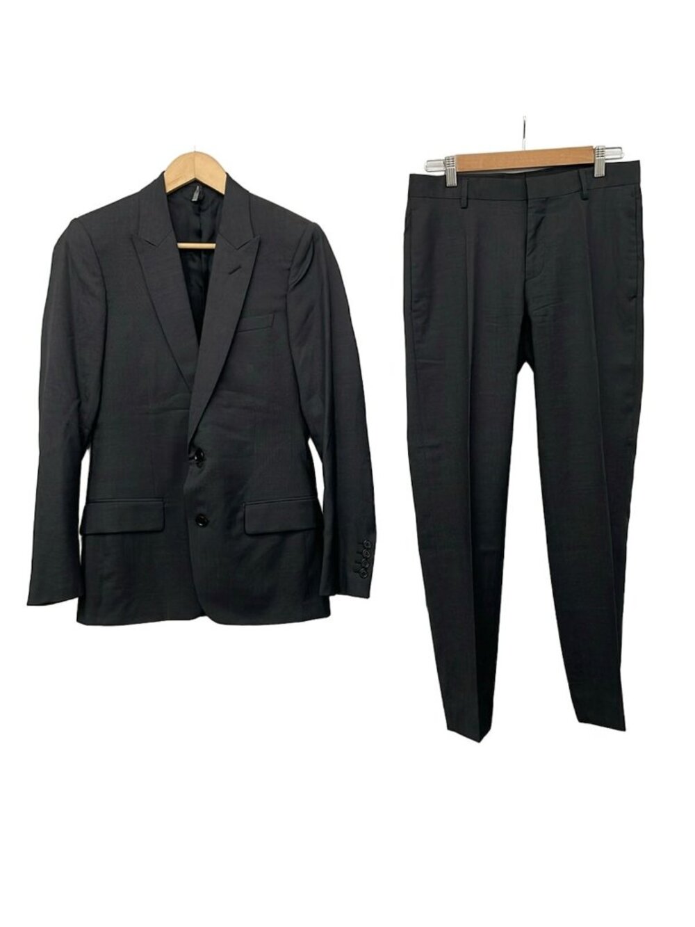 Dior Homme Single Suit Black Dark Gray